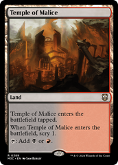 Templo da Maleficência / Temple of Malice - Magic: The Gathering - MoxLand