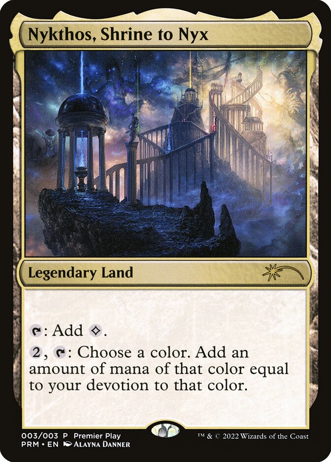 Nyktos, Santuário de Nyx / Nykthos, Shrine to Nyx - Magic: The Gathering - MoxLand