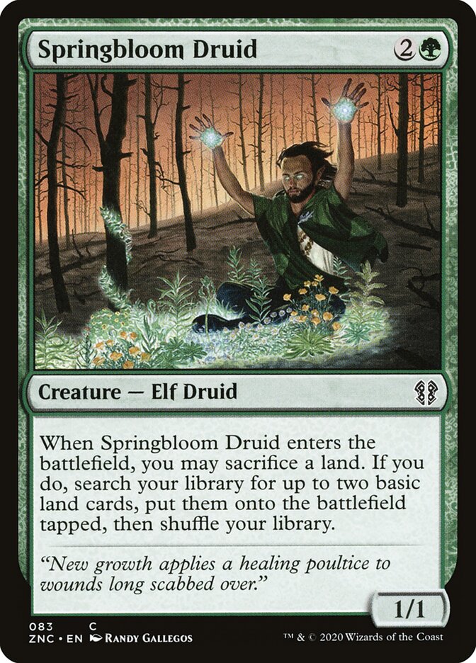 Druida do Florescimento / Springbloom Druid - Magic: The Gathering - MoxLand