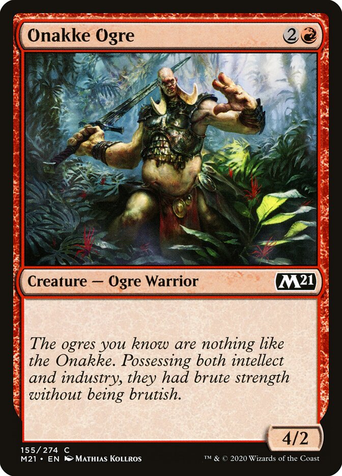 Ogro Onakke / Onakke Ogre - Magic: The Gathering - MoxLand