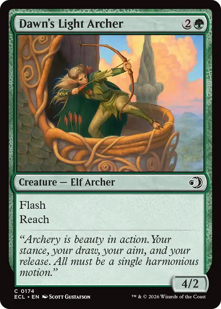 Arqueira da Luz da Aurora / Dawn's Light Archer - Magic: The Gathering - MoxLand