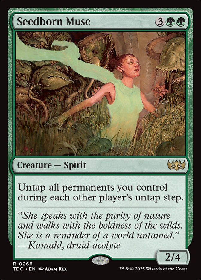 Musa Nascida da Semente / Seedborn Muse - Magic: The Gathering - MoxLand