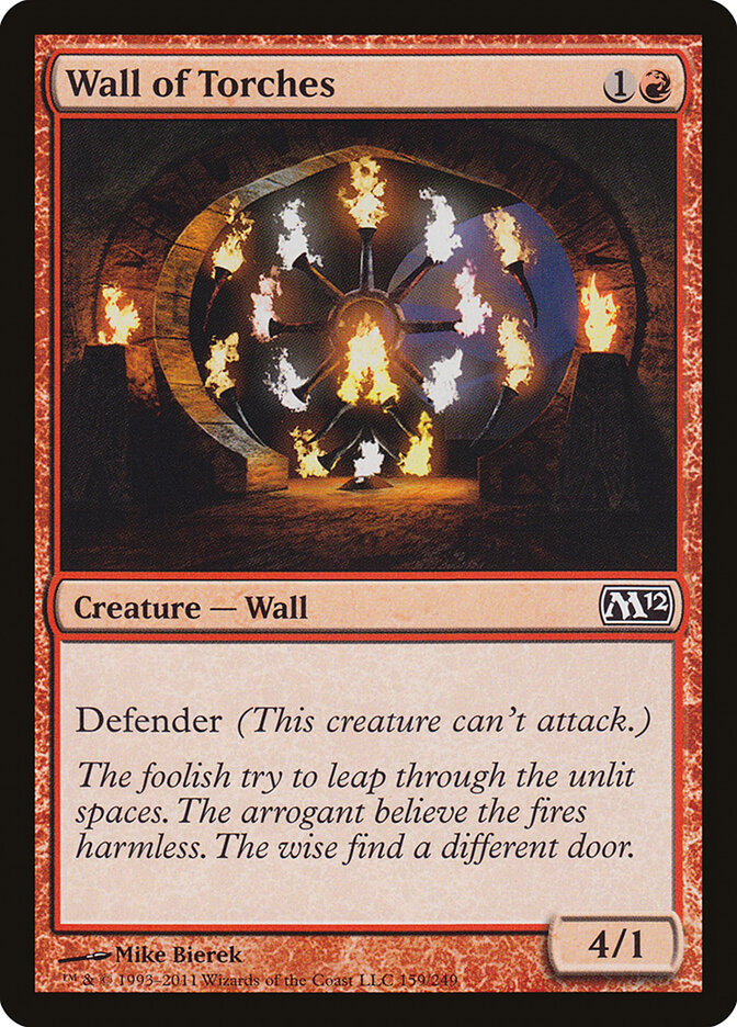 Barreira de Tochas / Wall of Torches - Magic: The Gathering - MoxLand