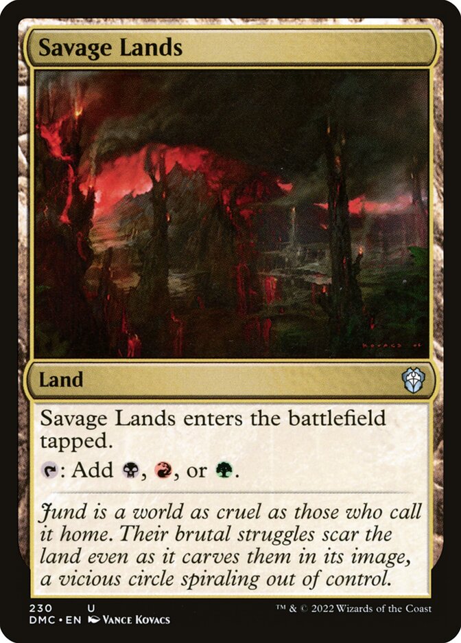 Terras Selvagens / Savage Lands - Magic: The Gathering - MoxLand