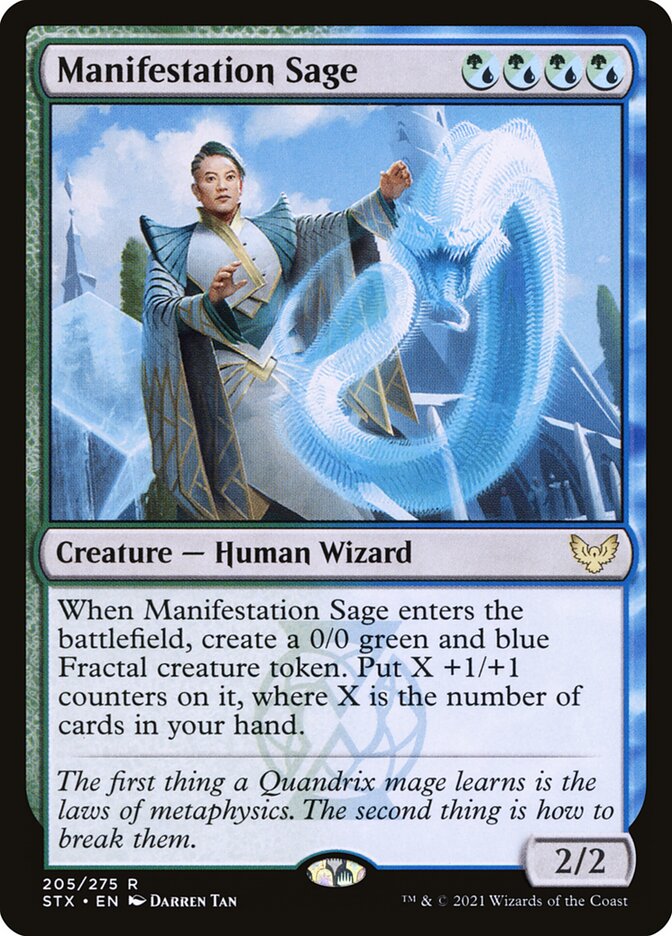 Sábio das Manifestações / Manifestation Sage - Magic: The Gathering - MoxLand