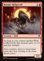 Lobo-de-crina Faminto / Hungry Ridgewolf - Magic: The Gathering - MoxLand