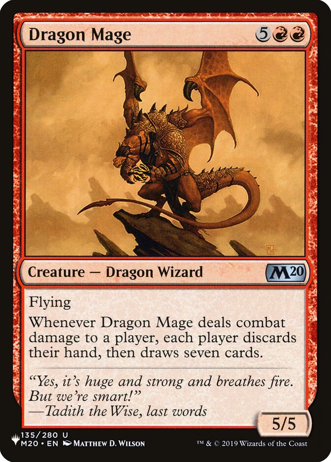 Dragão Mago / Dragon Mage - Magic: The Gathering - MoxLand