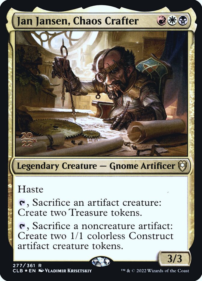 Jan Jansen, Artífice do Caos / Jan Jansen, Chaos Crafter - Magic: The Gathering - MoxLand