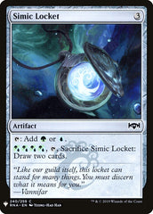 Medalhão Simic / Simic Locket - Magic: The Gathering - MoxLand