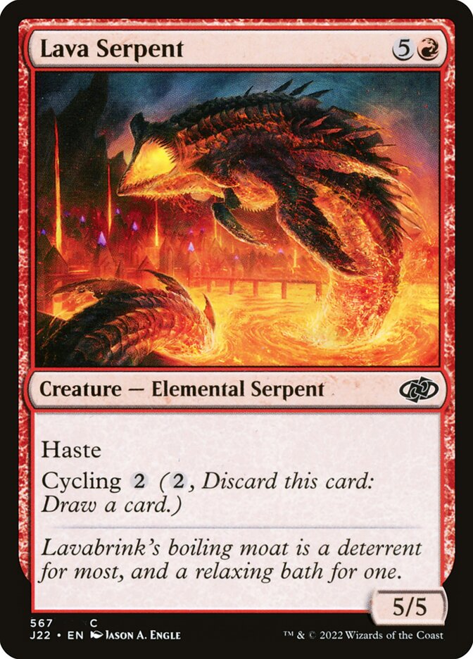 Serpente da Lava / Lava Serpent - Magic: The Gathering - MoxLand