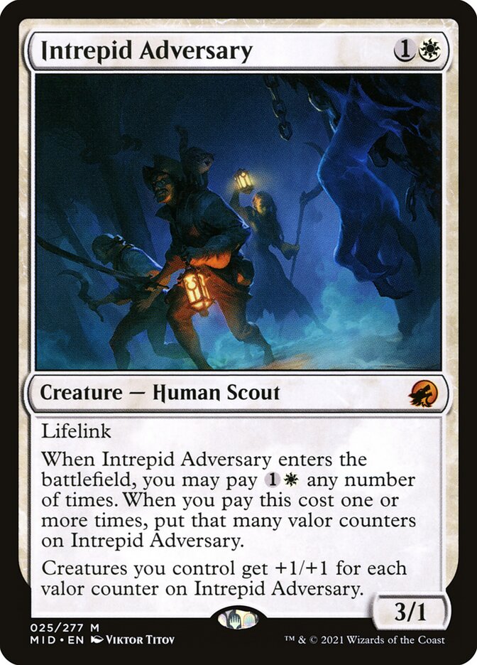 Adversário Intrépido / Intrepid Adversary - Magic: The Gathering - MoxLand