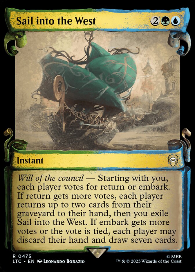 Navegar para o Oeste / Sail into the West - Magic: The Gathering - MoxLand