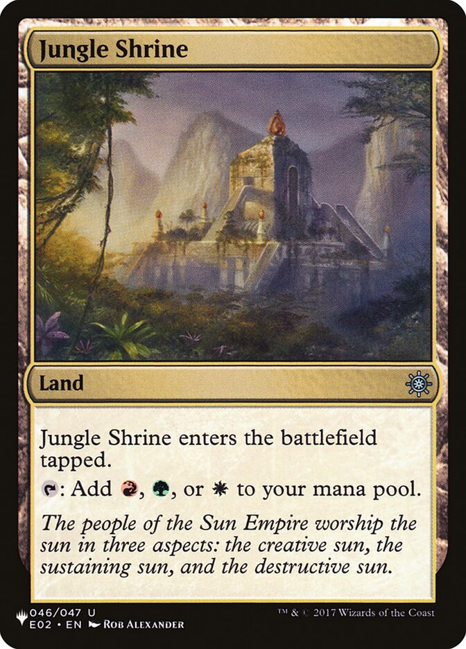 Sacrário da Selva / Jungle Shrine - Magic: The Gathering - MoxLand