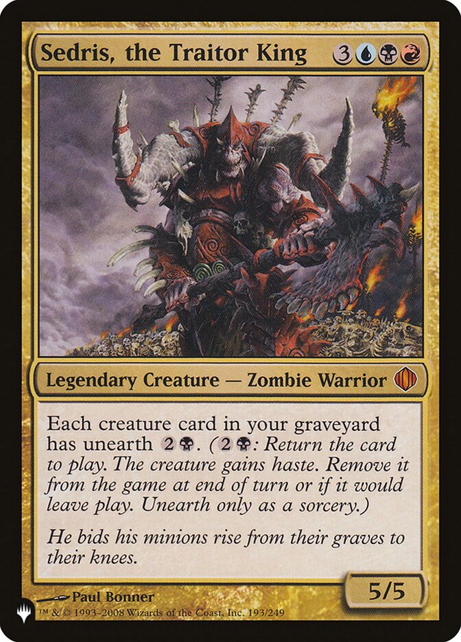 Sedris, o Rei Traidor / Sedris, the Traitor King - Magic: The Gathering - MoxLand