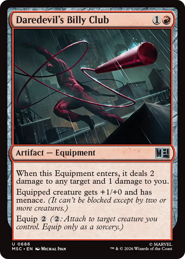 Daredevil's Billy Club - Magic: The Gathering - MoxLand