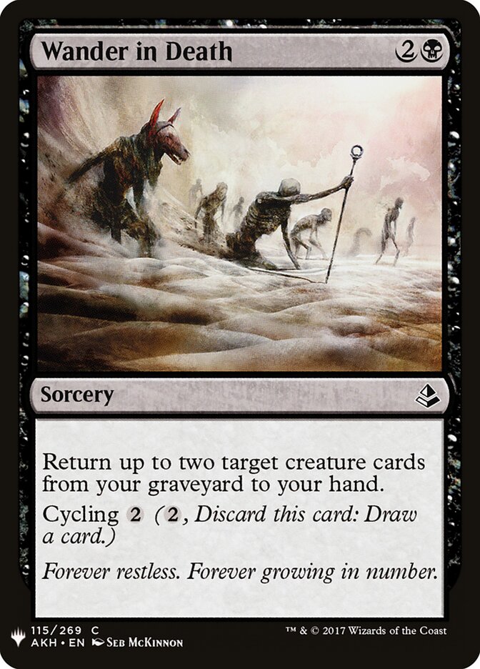 Vagar na Morte / Wander in Death - Magic: The Gathering - MoxLand