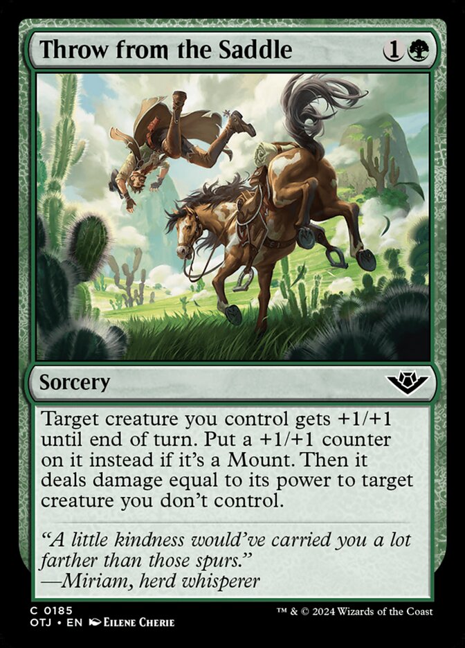 Lançar da Sela / Throw from the Saddle - Magic: The Gathering - MoxLand