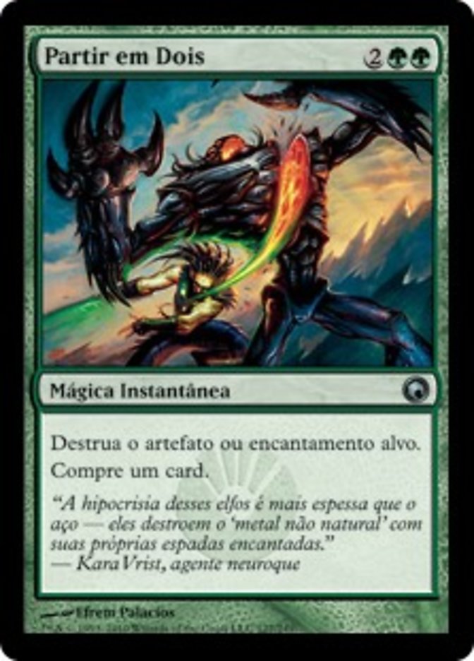 Partir em Dois / Slice in Twain - Magic: The Gathering - MoxLand