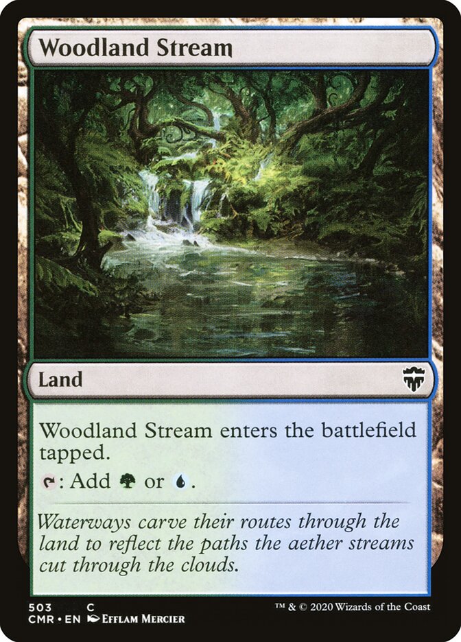 Riacho da Floresta / Woodland Stream - Magic: The Gathering - MoxLand