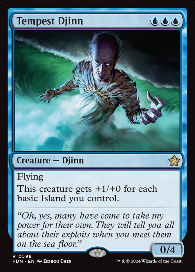 Gênio da Tempestade / Tempest Djinn - Magic: The Gathering - MoxLand