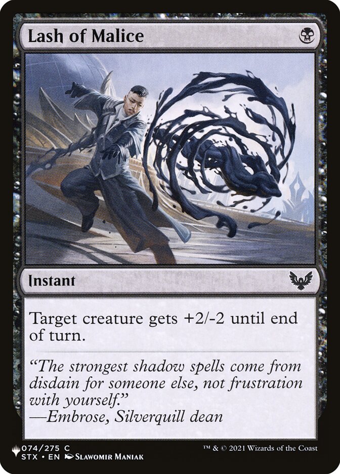 Açoite da Malícia / Lash of Malice - Magic: The Gathering - MoxLand