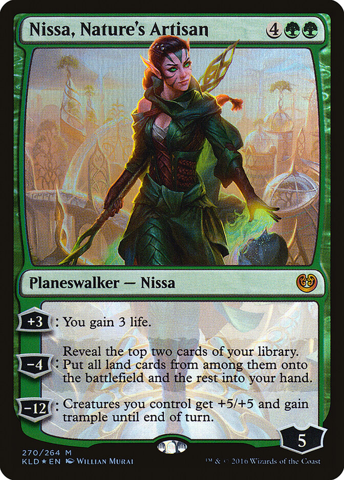Nissa, Artesã da Natureza / Nissa, Nature's Artisan - Magic: The Gathering - MoxLand
