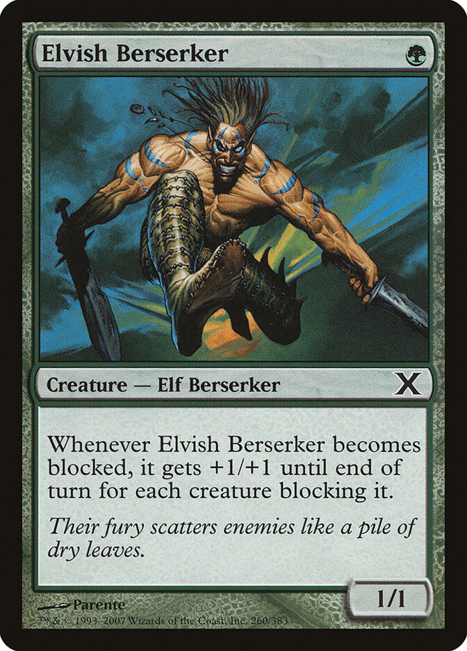 Elfo Enfurecido / Elvish Berserker - Magic: The Gathering - MoxLand