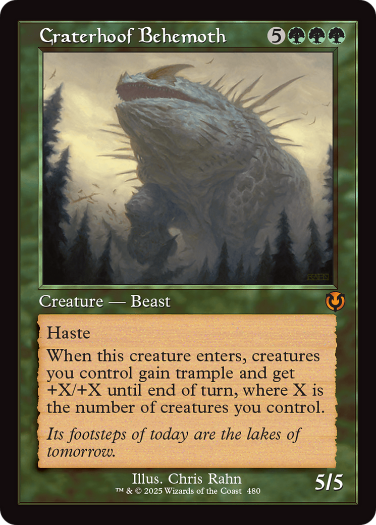 Behemoth Craterópode / Craterhoof Behemoth - Magic: The Gathering - MoxLand