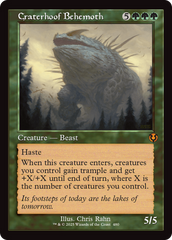 Behemoth Craterópode / Craterhoof Behemoth - Magic: The Gathering - MoxLand