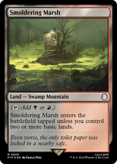 Pântano Ardente / Smoldering Marsh - Magic: The Gathering - MoxLand