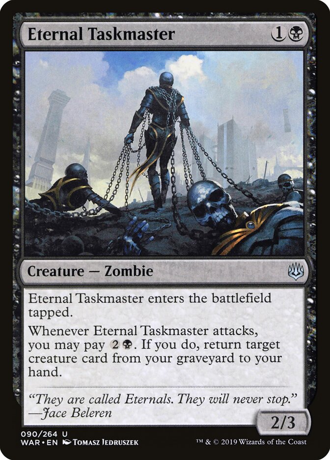 Capataz dos Eternos / Eternal Taskmaster - Magic: The Gathering - MoxLand