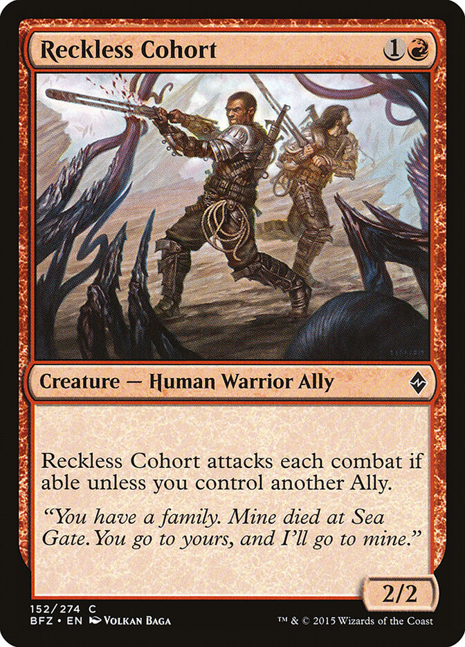 Coorte Temerária / Reckless Cohort - Magic: The Gathering - MoxLand