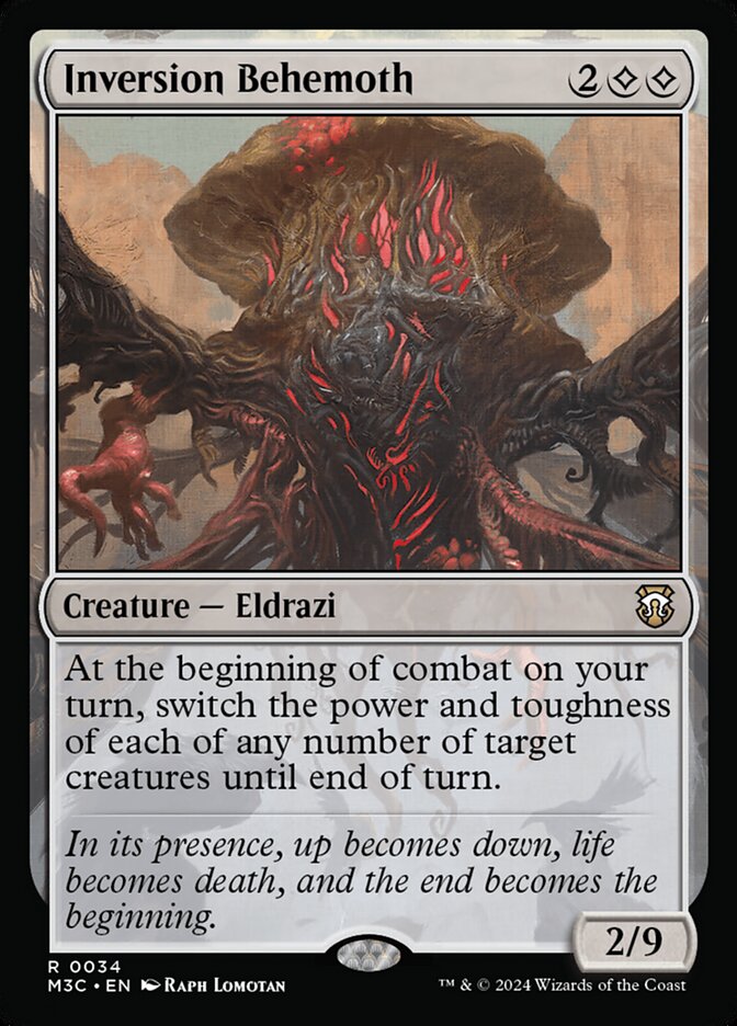 Inversion Behemoth - Magic: The Gathering - MoxLand