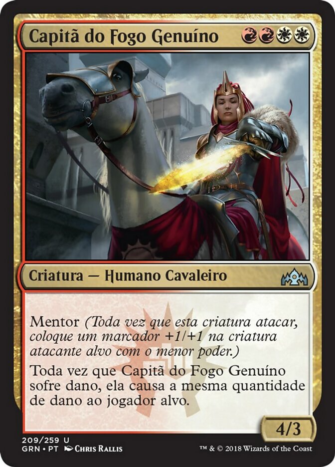 Capitã do Fogo Genuíno / Truefire Captain - Magic: The Gathering - MoxLand