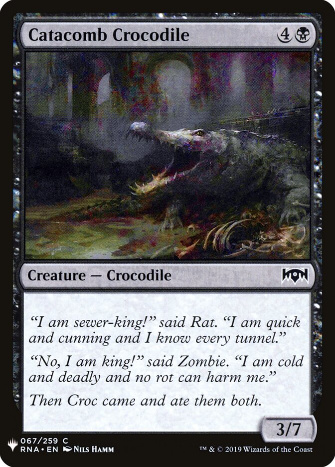 Crocodilo da Catacumba / Catacomb Crocodile - Magic: The Gathering - MoxLand