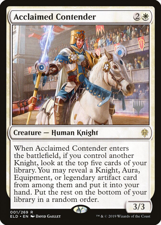 Competidora Aclamada / Acclaimed Contender - Magic: The Gathering - MoxLand