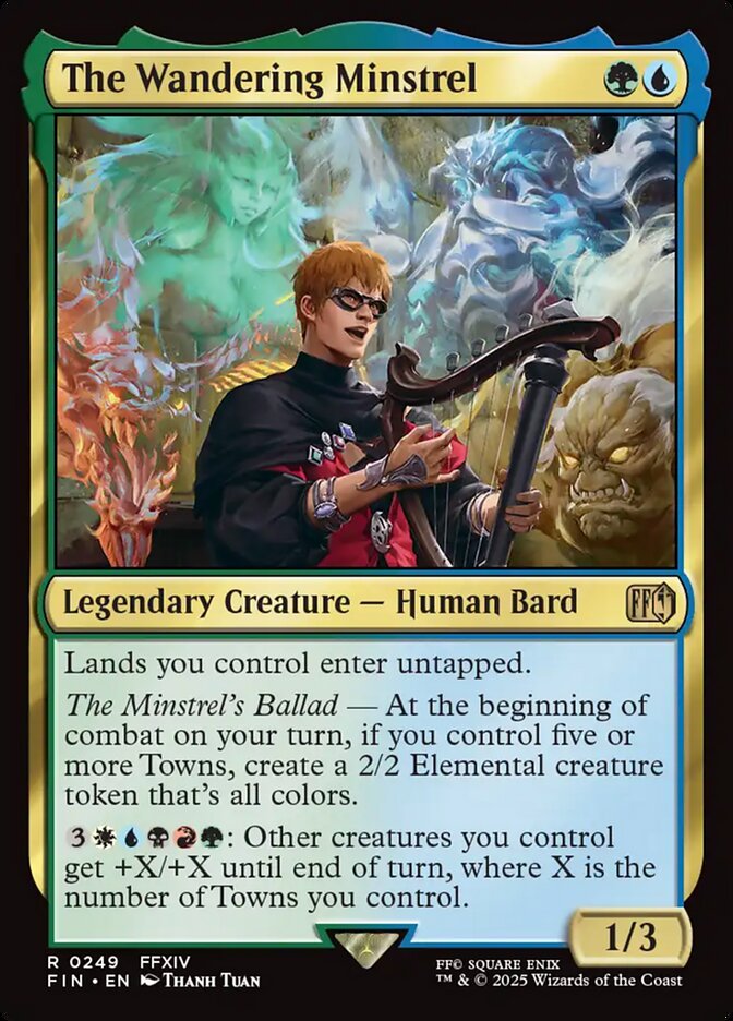 O Menestrel Errante / The Wandering Minstrel - Magic: The Gathering - MoxLand