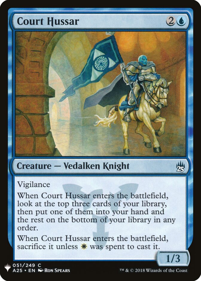 Hussardo Real / Court Hussar - Magic: The Gathering - MoxLand
