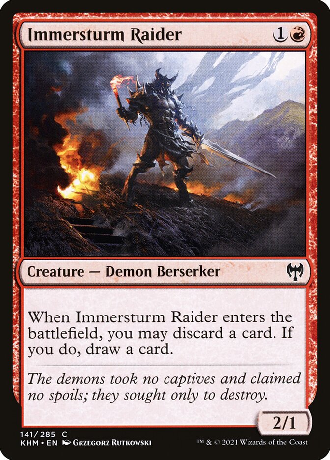 Salteador de Immersturm / Immersturm Raider - Magic: The Gathering - MoxLand