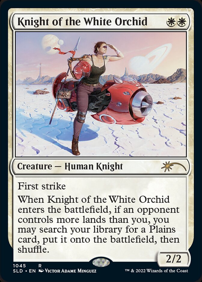 Cavaleiro da Orquídea Branca / Knight of the White Orchid - Magic: The Gathering - MoxLand
