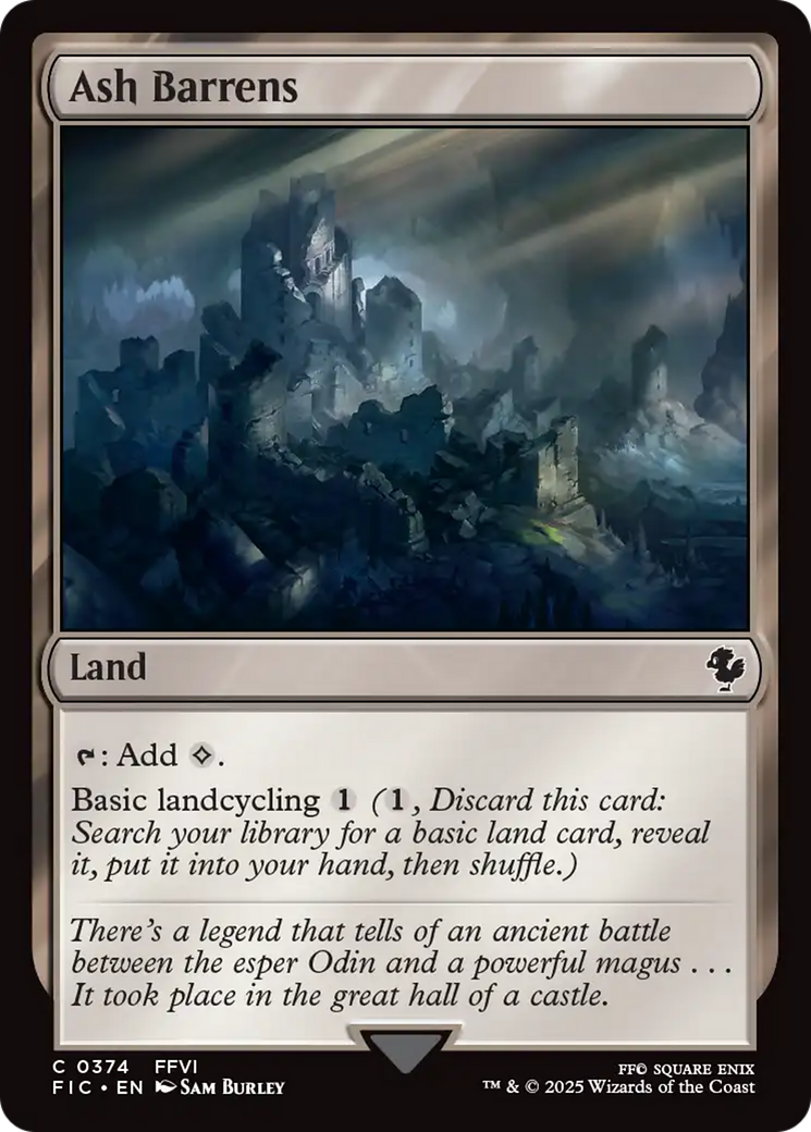 Desolação Fumegante / Ash Barrens - Magic: The Gathering - MoxLand