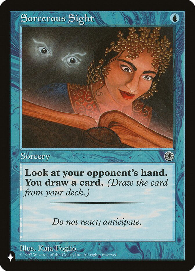 Sorcerous Sight - Magic: The Gathering - MoxLand