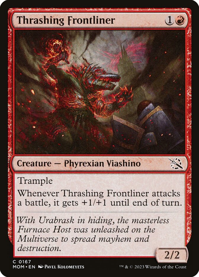 Vanguardista Destruidor / Thrashing Frontliner - Magic: The Gathering - MoxLand