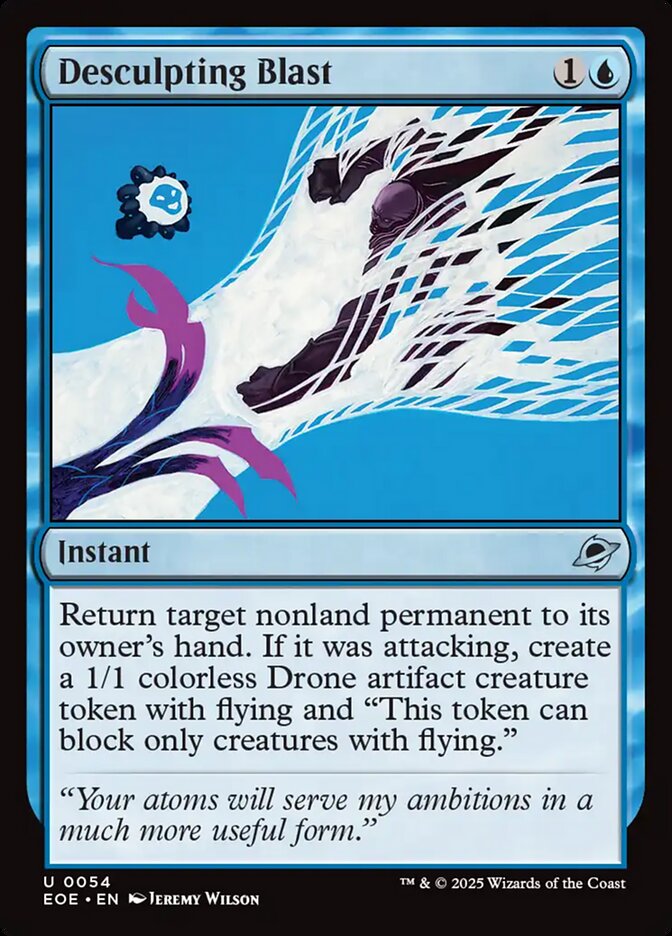 Raio Desesculpidor / Desculpting Blast - Magic: The Gathering - MoxLand