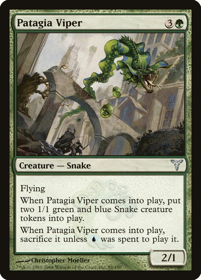 Víbora com Patágio / Patagia Viper - Magic: The Gathering - MoxLand