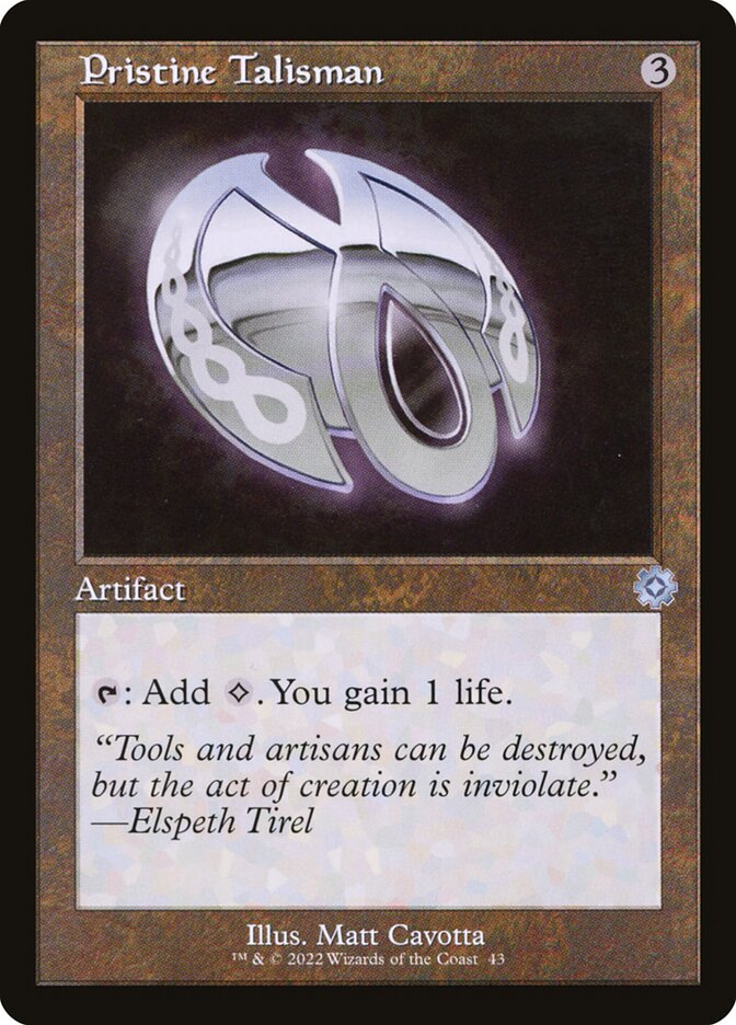 Talismã Imaculado / Pristine Talisman - Magic: The Gathering - MoxLand