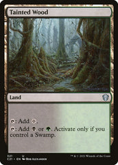 Floresta Contaminada / Tainted Wood - Magic: The Gathering - MoxLand