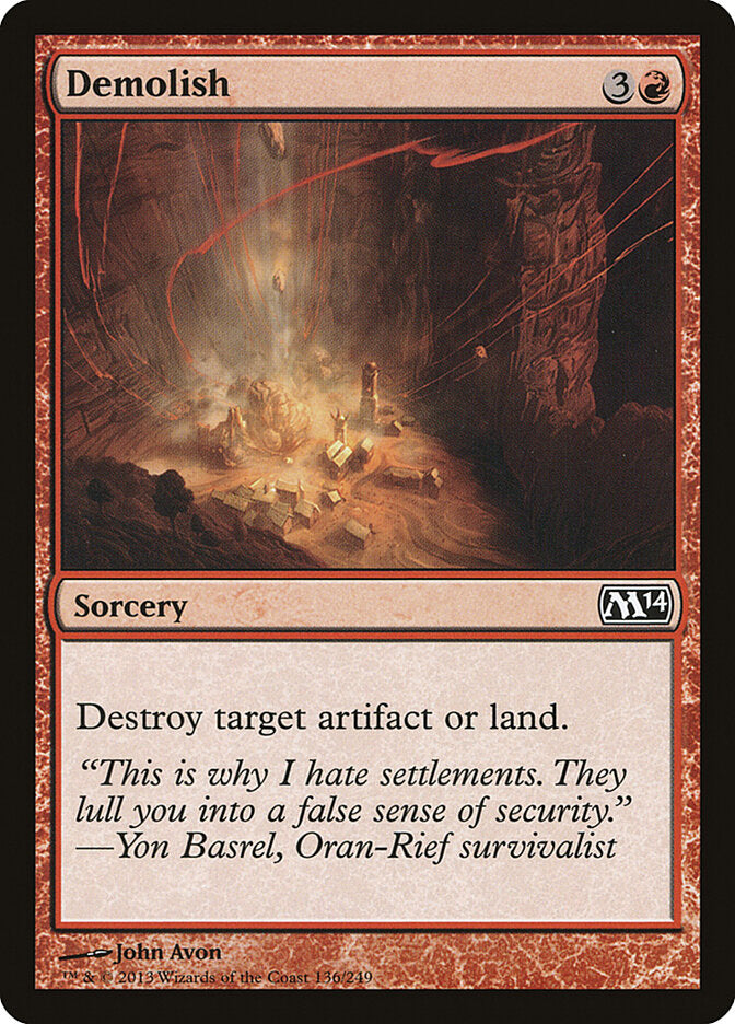 Demolir / Demolish - Magic: The Gathering - MoxLand