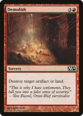 Demolir / Demolish - Magic: The Gathering - MoxLand