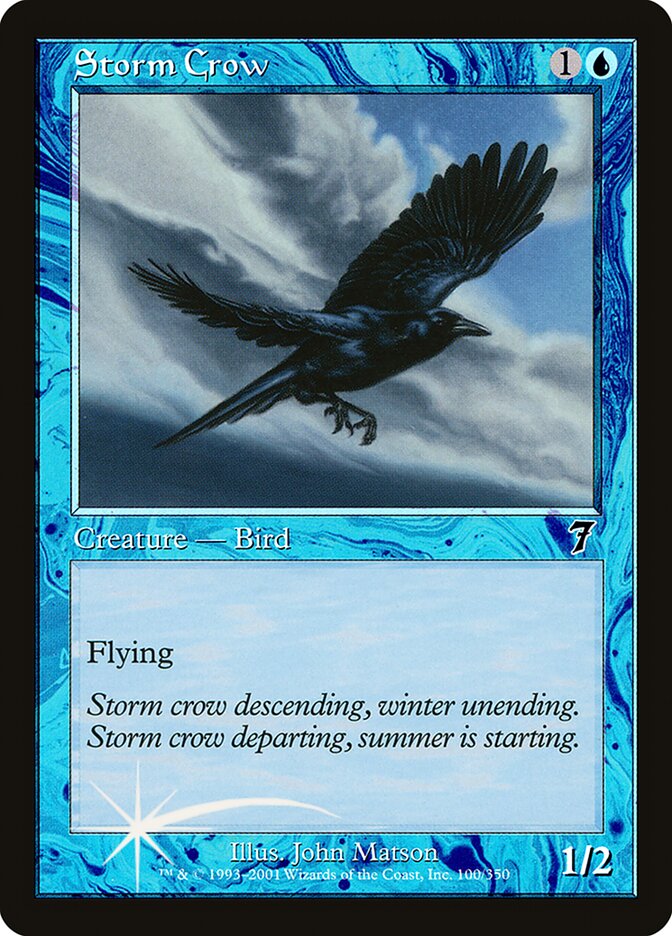 Corvo da Tempestade / Storm Crow - Magic: The Gathering - MoxLand